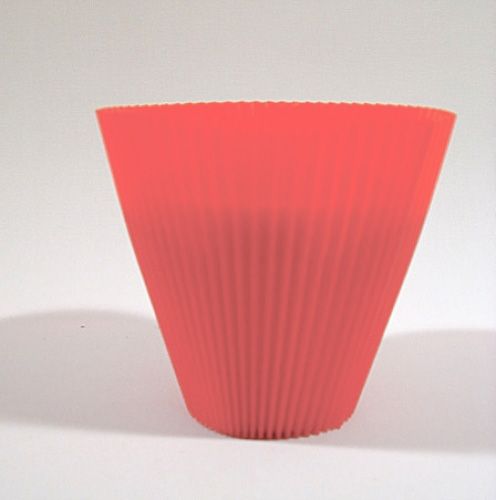 Floristik24 Plisserte mansjetter laks 8,5 cm (100 stk.)