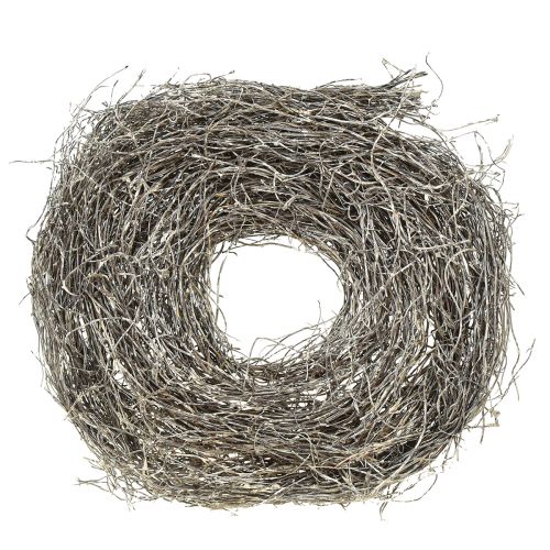 Floristik24 Vinrankirlande hvitkalket dekorasjonskrans 460cm 4 stk