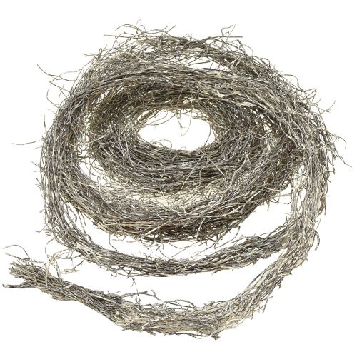 Floristik24 Vinrankirlande hvitkalket dekorasjonskrans 460cm 4 stk