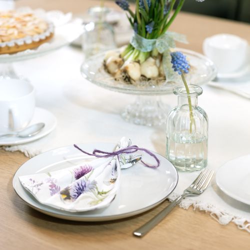 gjenstander Servietter Sommer Humler Bier Dekorasjon 25x25cm 20 stk