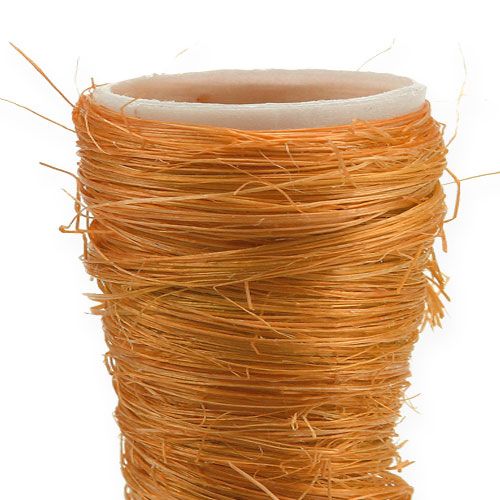 Floristik24 Spiss vase sisal oransje Ø4,5cm L60cm 5stk