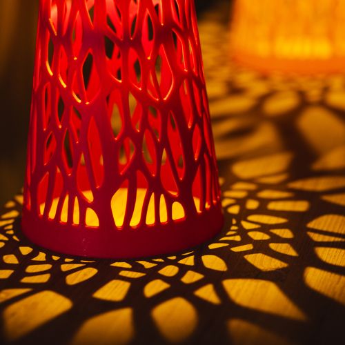 gjenstander Solcellelykt for utendørs bruk, perfekt for koselige sommerkvelder i hagen og på terrassen, 26 cm, 2 stk.