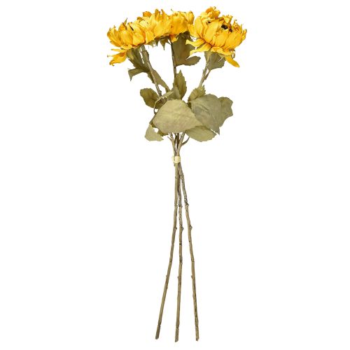 gjenstander Kunstige solsikker, solsikkedekorasjon, Drylook, L60 cm, 3 stk.