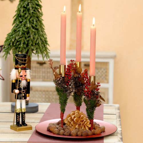 Floristik24 Gullmetalllysestake moderne 21,5 cm 4 stk