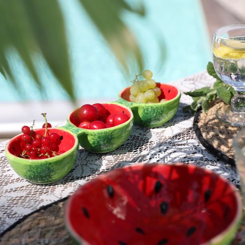 Tapassett Vannmelon Dip skåler Keramikk 8,5×28cm 1stk