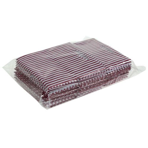 Floristik24 Veske plast Bordeaux sort. 12cm x 12cm 12stk