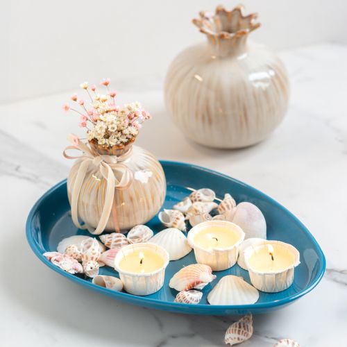 gjenstander Metallskål, elegant og funksjonell dekorasjon for oppholdsrom, 28 cm