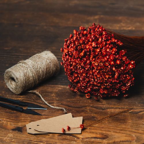 gjenstander Tørket blomsterbukett, et sjarmerende tillegg til vaser eller arrangementer, 44 cm