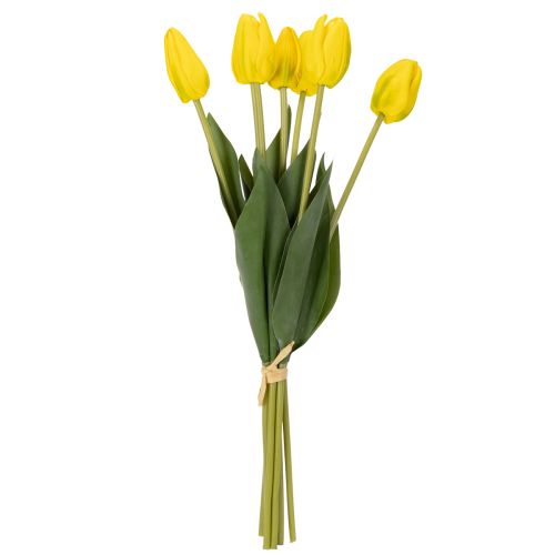 gjenstander Kunstige tulipanblomster for realistisk vårdekorasjon i stue eller kontor, 40 cm, 7 stk.