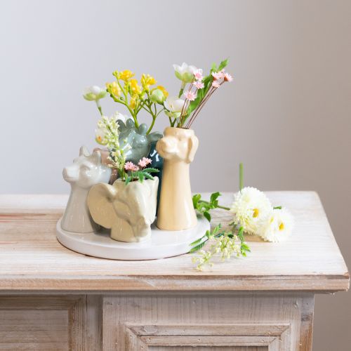 gjenstander Vase dekorative dyrefigurer, perfekt for leken romdesign, 13 cm
