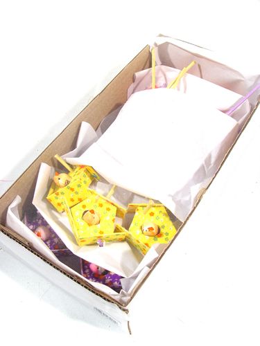 Floristik24 Fuglehus med fugl på pick 3cm 12stk