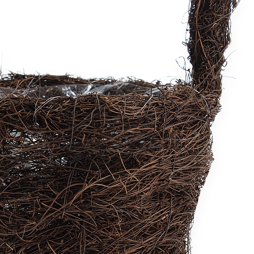 Floristik24 Vinhengerkurv naturlig Ø17cm