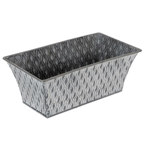 Sinkskål med diamantmønster 22 cm × 12 cm kjøpe | Floristik24.no