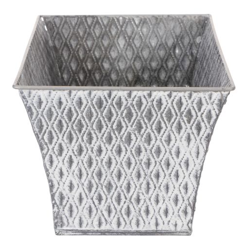 Sinkskål med diamantmønster 30 cm × 18 cm H 15 cm | Floristik24.no