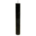 Floristik24 Koniske lys fargede sorte lys 34×240mm 4 stk