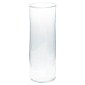 Floristik24 Høy glassvase konisk blomstervase glass 30cm Ø10,5cm