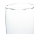 Floristik24 Høy glassvase konisk blomstervase glass 30cm Ø10,5cm