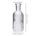 Floristik24 Flaskevase glassvase høy vase klar Ø7,5cm H19,5cm