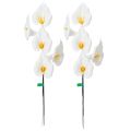 Kunstig calla med gul støvbærer, dekorative blomster, 35 cm, 10 stk. | Floristik24.no