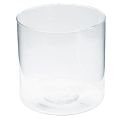 Floristik24 Glassvase glass sylinder blomstervase glassdekor H15cm Ø15cm