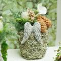 Dekorative plugg englevinger 10cm 3 stk | Floristik24.no