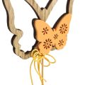 Floristik24 Blomsterplugg sommerfugl dekorativ plugg tre 8,5x7cm 12 stk