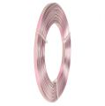 Floristik24 Aluminium flattråd rosa 5mm 10m