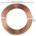 Aluminiumstråd 2 mm for blomsterdekorasjon og håndverk 60 m 500 g | Floristik24.no