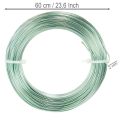 Aluminiumstråd 2 mm dekorativ tråd hobbytråd 60 m 500 g | Floristik24.no