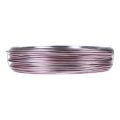 Floristik24 Aluminiumstråd Ø2mm rosa dekortråd rund 480g