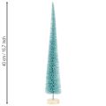 Kunstig juletre, smalt, med trebase, 40 cm | Floristik24.no