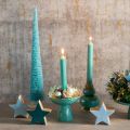 Kunstig juletre, smalt, med trebase, 40 cm | Floristik24.no