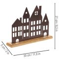 Husrekkedekorasjon, metall med trebase, 30 cm | Floristik24.no