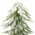 Kunstig grantre med snødekorasjon, vinter og jul, 95 cm | Floristik24.no