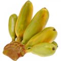 Floristik24 Kunstig bananknippe, dekorativ frukt, babybananer L7–9cm