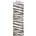 Gavebånd med sebratrykk, 25 mm bredt, 20 m langt | Floristik24.no