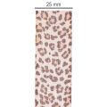 Gavebånd med dyreprint leopard, 25 mm bredt, 18 m langt | Floristik24.no