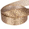 Leopardmønster gavebånd for kreativ dekorasjon og blomsterdekorasjon, 25 mm x 20 m | Floristik24.no
