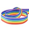 Floristik24 Dekorativt bånd gavebånd regnbue flerfarget 25mm 20m