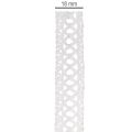 Dekorativt blondebånd, bomull, for kreativ design, 18 mm, 10 m | Floristik24.no