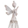 Floristik24 Blossom fairy borddekorasjon våren metall dekorasjon fairy white H30,5cm