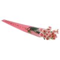 Floristik24 Blomsterpose med hjerter rosa Til en rose 50cm 50stk