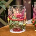 Floristik24 Blomstervase, glassvase, lysglass, glasslykt Ø11,5cm H18,5cm