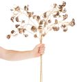 Kunstig plante i metallisk form av bønneblomstgren til jul, 80 cm, 3 stk. | Floristik24.no