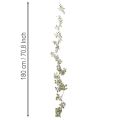 Kunstig bonsai-girlander, fint snødekt, 180 cm | Floristik24.no