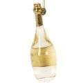 Anhengsett med champagneflaske
