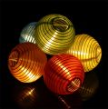 Floristik24 Kina lanterner med 20 lysdioder flerfarget 9,5 meter