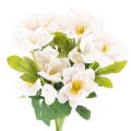 Floristik24 Kunstig julerosebukett, julebukett, 35 cm, 6 stk.