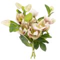 Floristik24 Kunstig blomsterdekorasjon med julerose, 30 cm bukett med 4 stk.