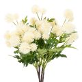 Floristik24 Kunstig krysantemumblomst, kremhvit bukett, dekorativ gren, stor 56 cm, 4 stk.